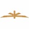 Ekena Millwork Davenport Rough Sawn Timber Gable Bracket, Western Red Cedar, 108"W x 27"H x 2"D x 6"F, 6/12 Pitch GBW108X27X0206DAV00RWR - alternate 1